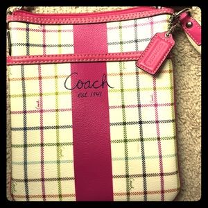 ~SOLD~ COACH TATTERSALL CROSSBODY